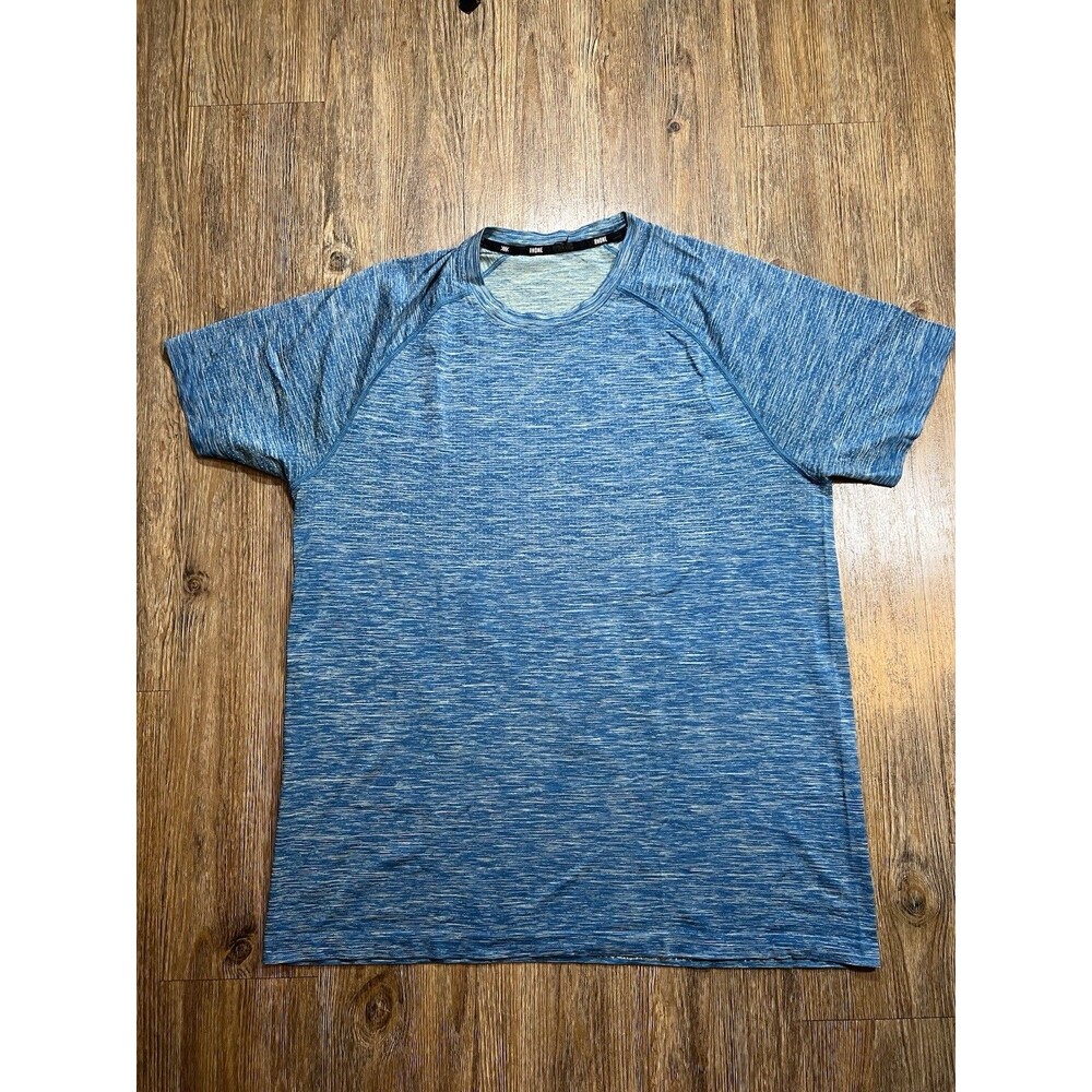 Rhone Reign Tech T-Shirt Mens XL Blue Short Sleeve Workout Athletic Performance
